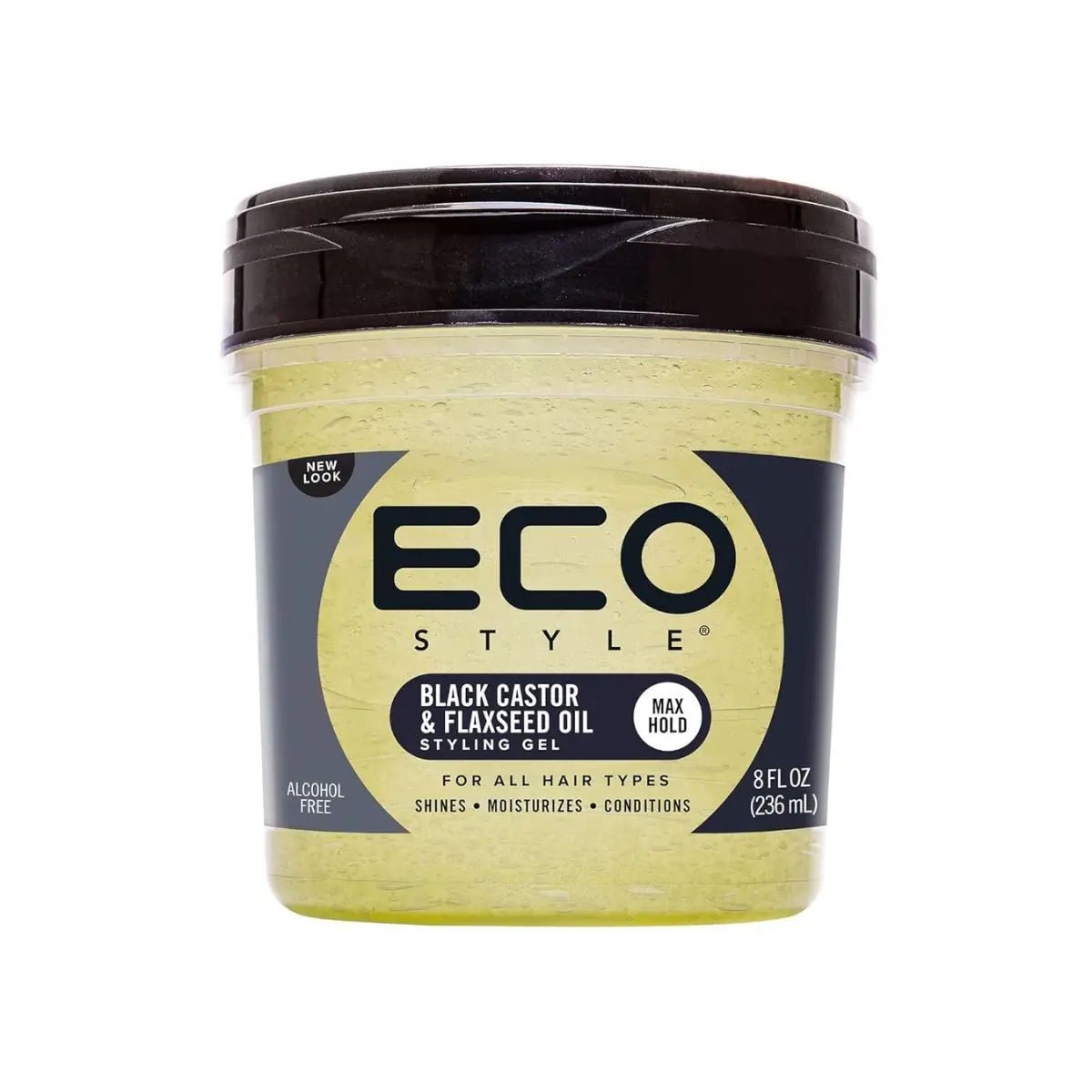 Eco Styler Black Castor & Flaxseed Oil Hair Styling Gel - 236ml